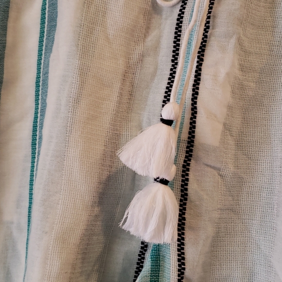 LOFT Beach Striped Frayed Drawstring Short XXL NEW - Picture 6 of 10